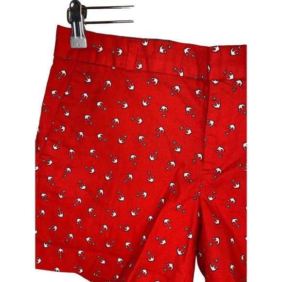 Banana Republic Factory Store Red Anchor Shorts Women's 4 Mid Rise - Picture 3 of 6
